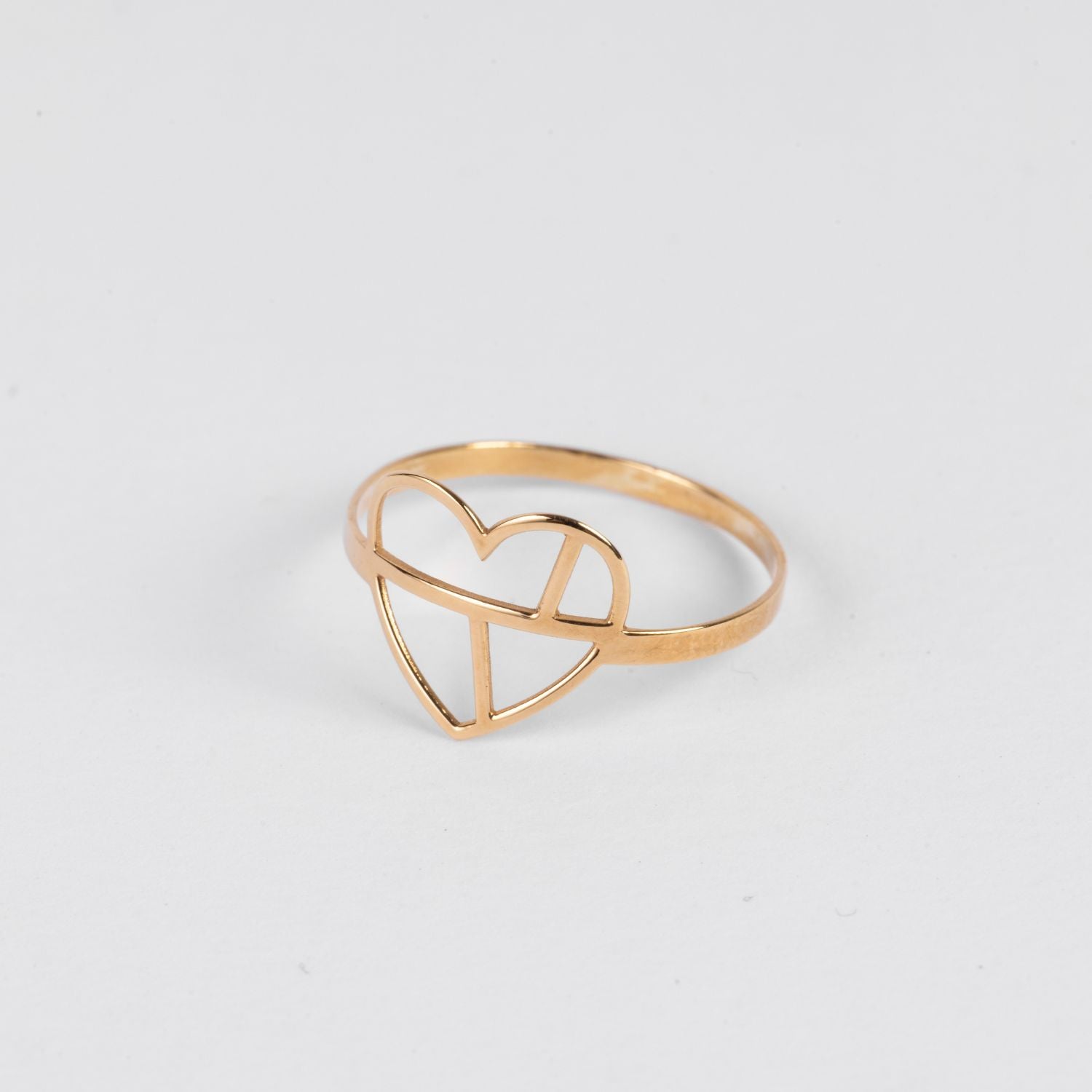 Heart Map Ring