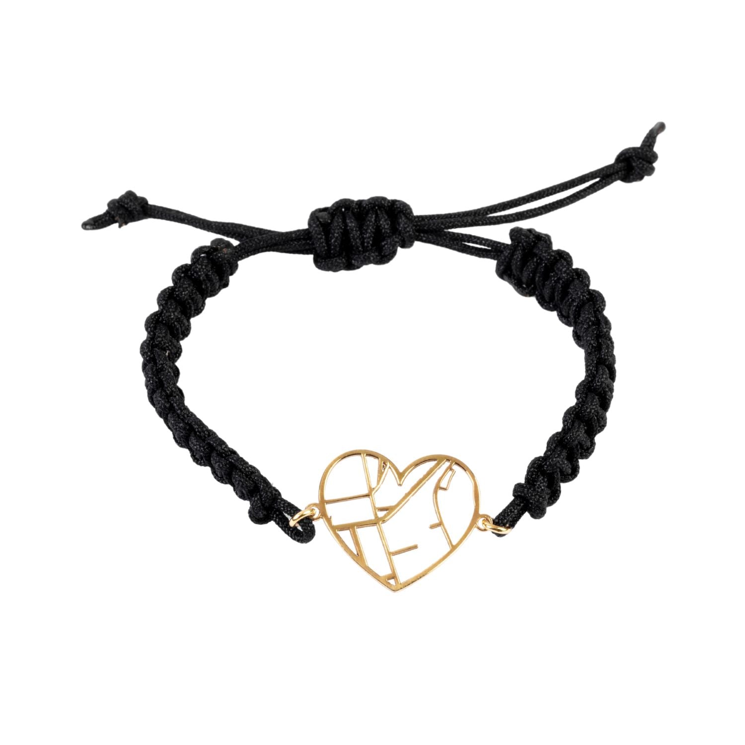 Heart Map Shambala Bracelet