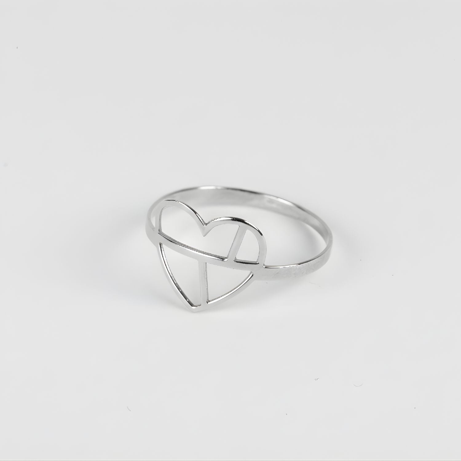 Heart Map Ring